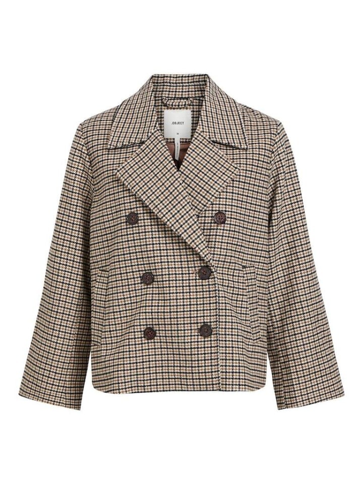 

Пуховик Object Jacke, цвет sepia