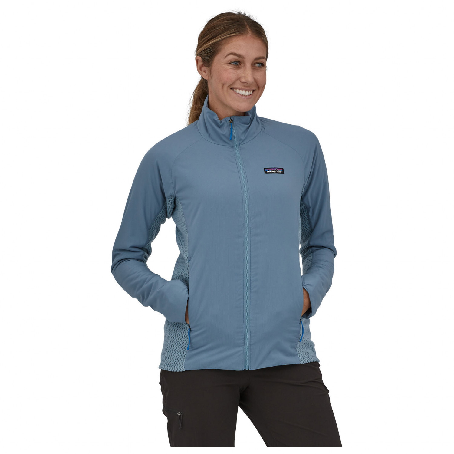 Куртка из синтетического волокна Patagonia Women's Nano Air Light Hybrid, черный — фото 2