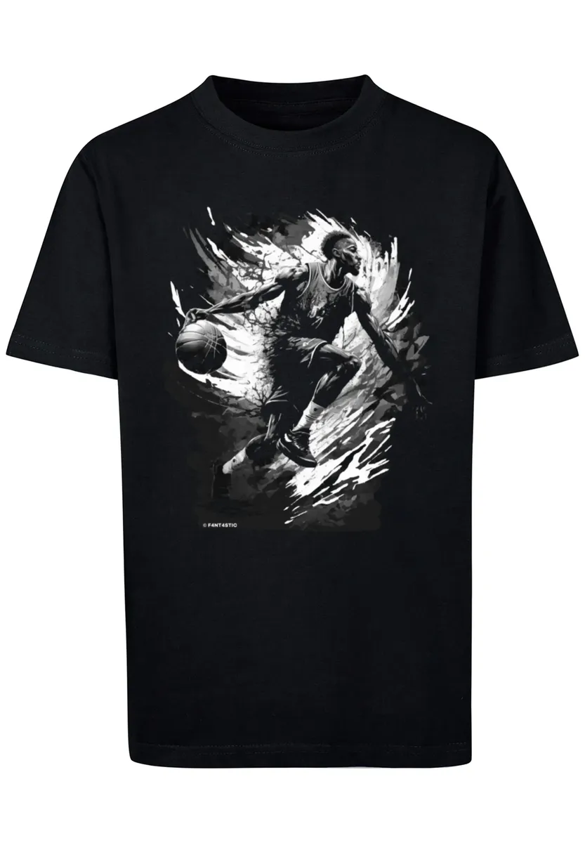 

F4NT4STIC Футболка "Basketball Splash Sport UNISEX", принт, черный
