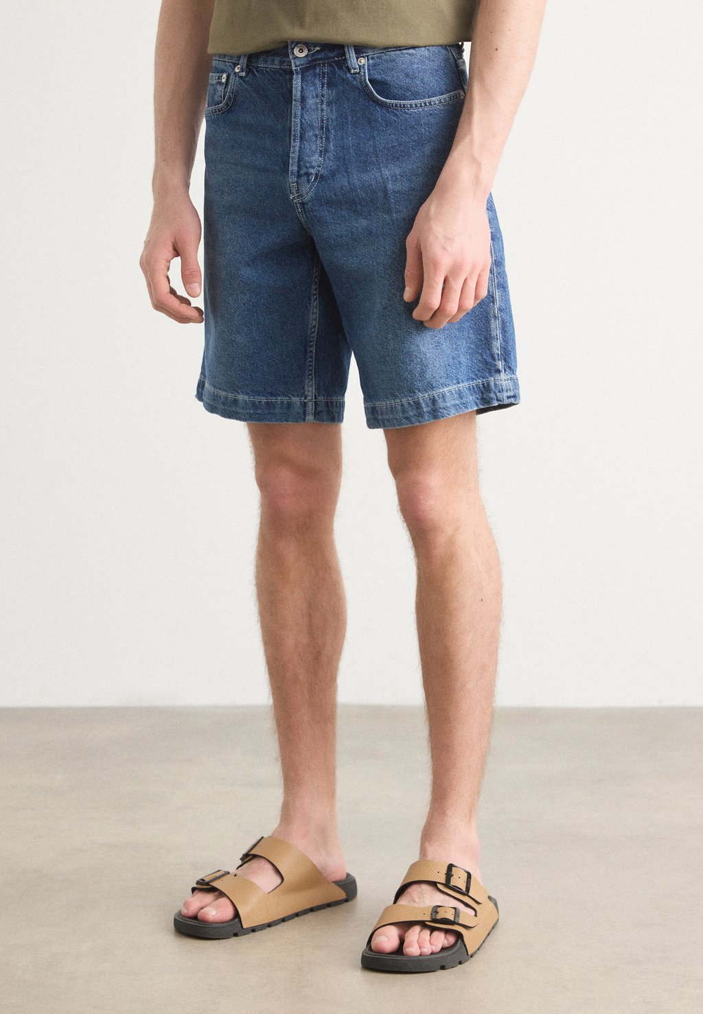 

Джинсовые шорты TEXAS COEN Mads Nørgaard, цвет Blue Wash