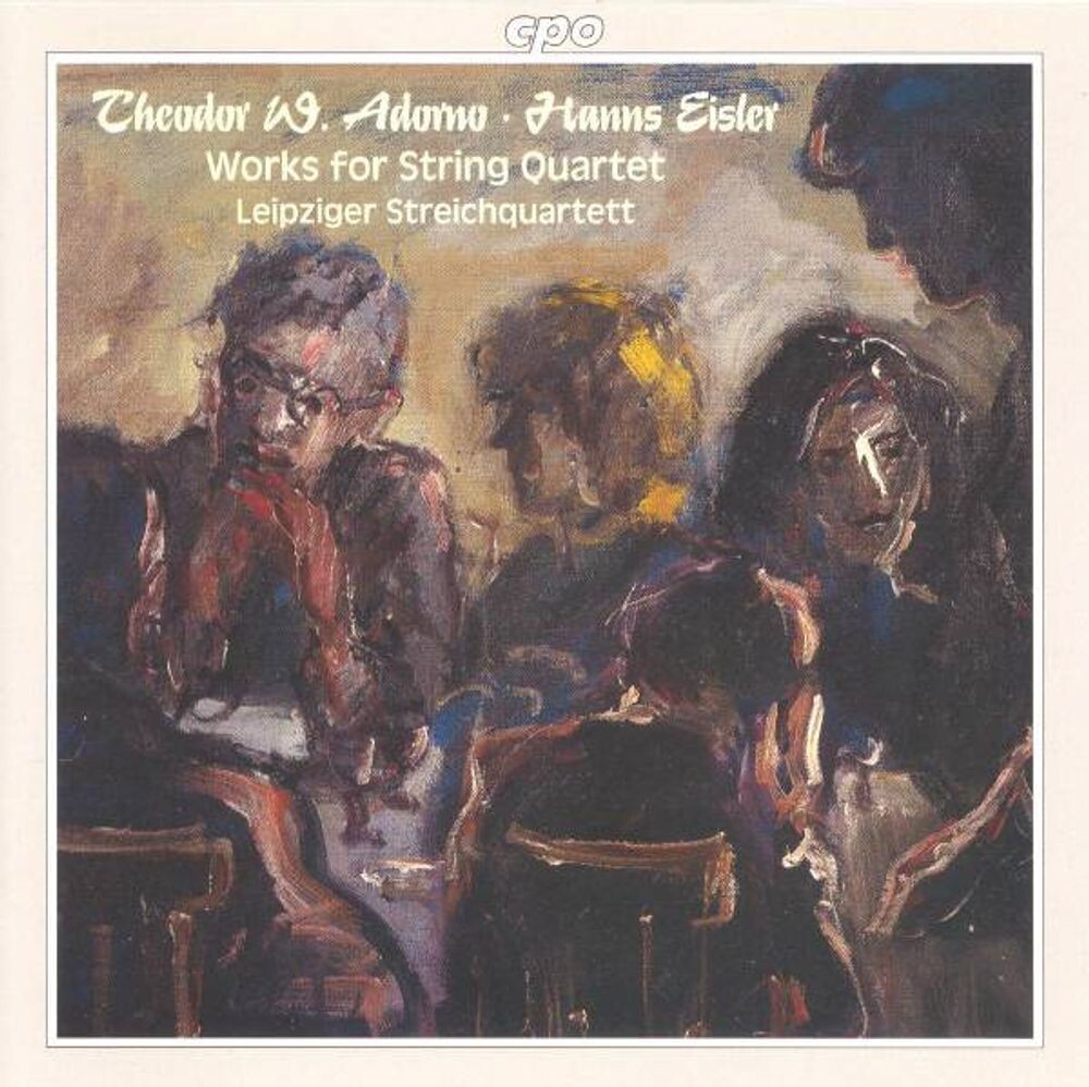 

Диск CD Adorno / Eisler: Works for String Quartet [Import] - Theodor W. Adorno, Hanns Eisler, Leipziger Streichquartett