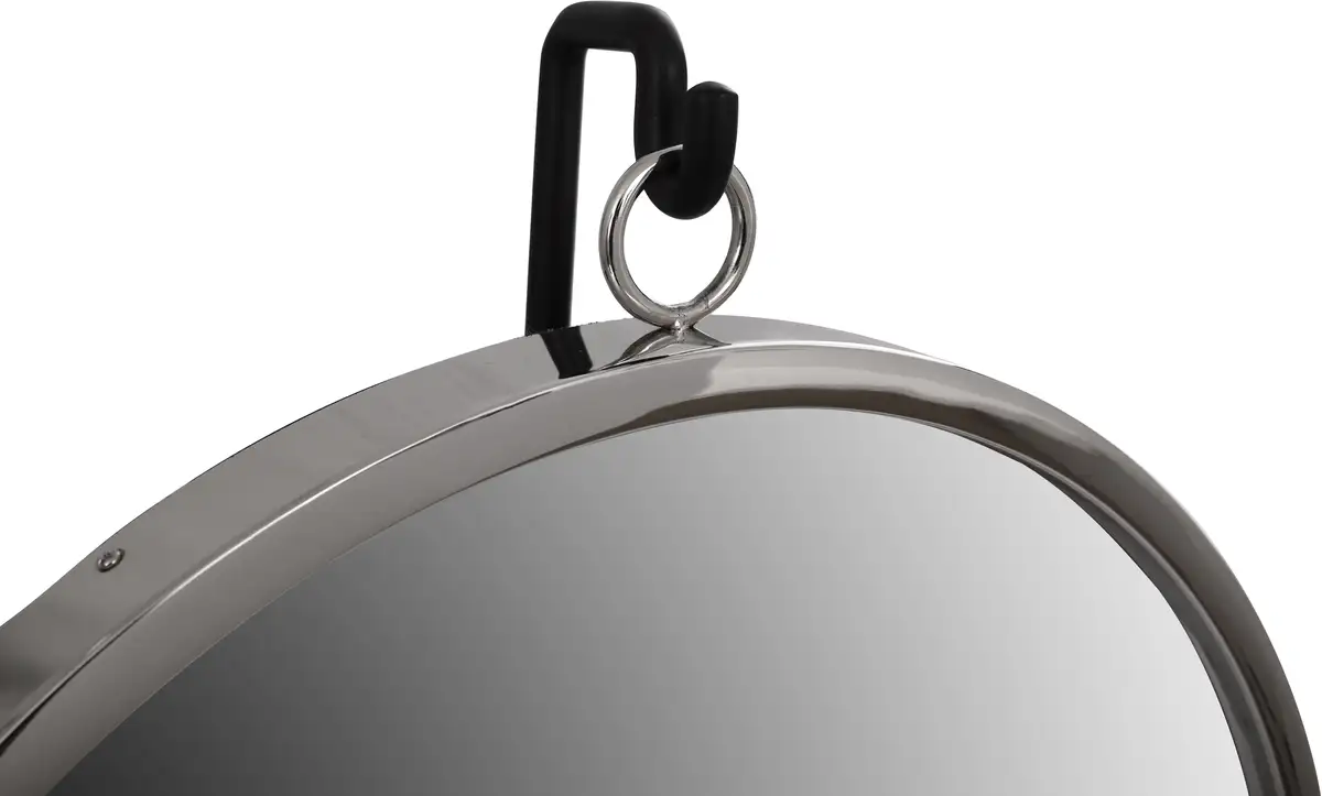 Декоративное зеркало Kayoom "Настольное зеркало Eleganca 325", (1 шт.), стоячее зеркало 41х75х14 см, Ø 0 см, черный/серебристый — фото 4