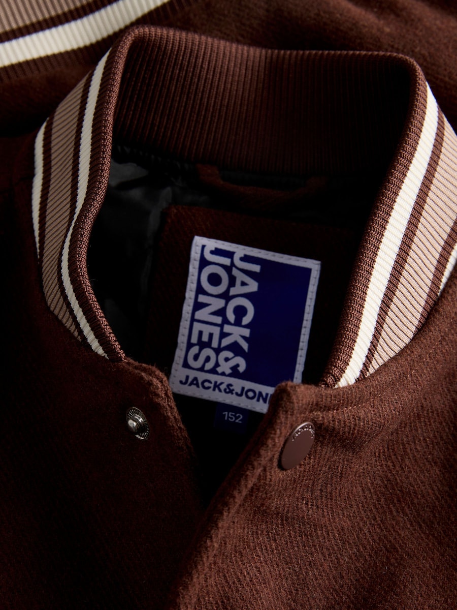 Куртка межсезонная Jack & Jones Junior, коричневый — фото 3