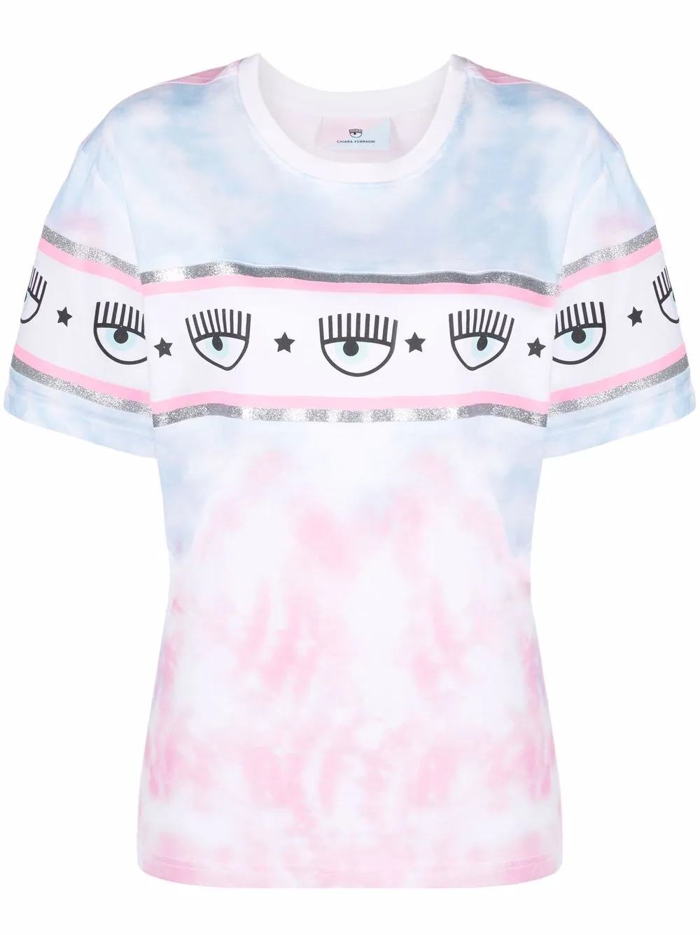 

Декорированная футболка Chiara Ferragni, розовый