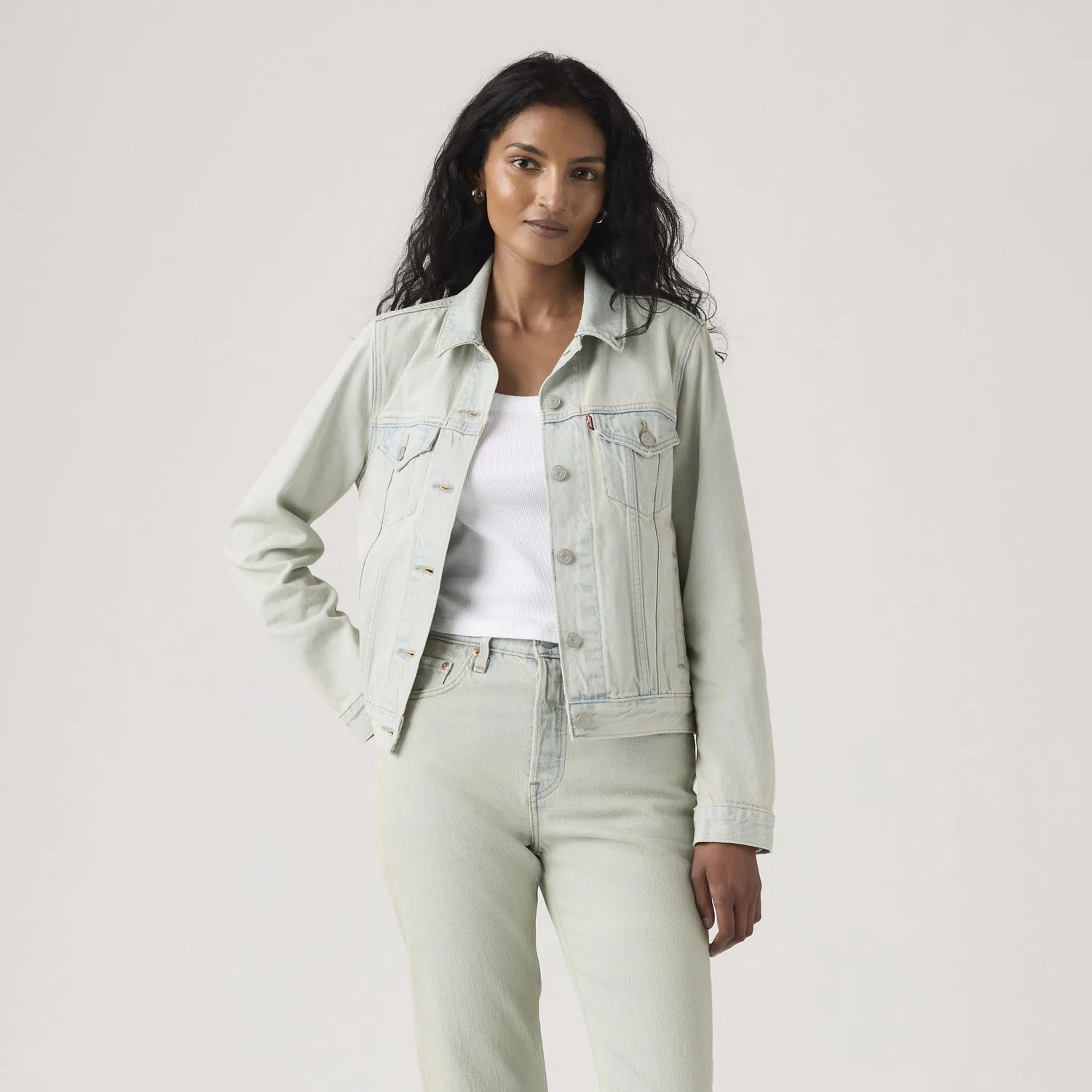 Оригинальная куртка дальнобойщика Levi's, Light Wash — фото 3