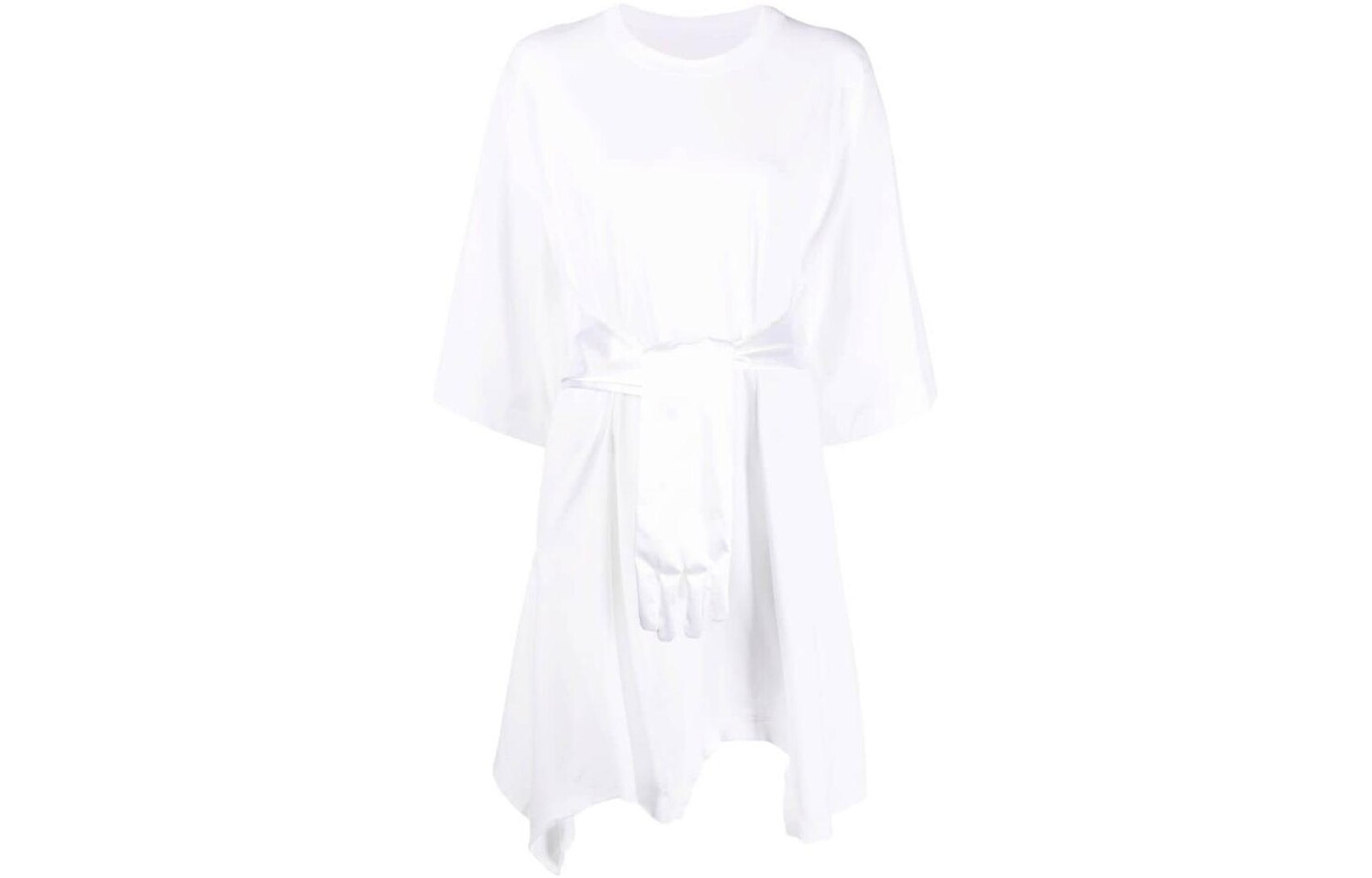 

Платье женское Mm6 Maison Margiela с короткими рукавами, белый