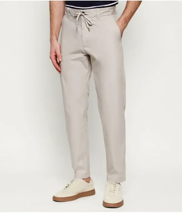 Брюки чинос DS-9 tapered fit Boss Orange, серый — фото 3