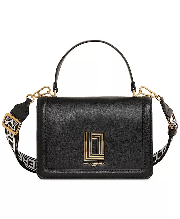 

Сумка через плечо Simone Small Leather KARL LAGERFELD PARIS, черный