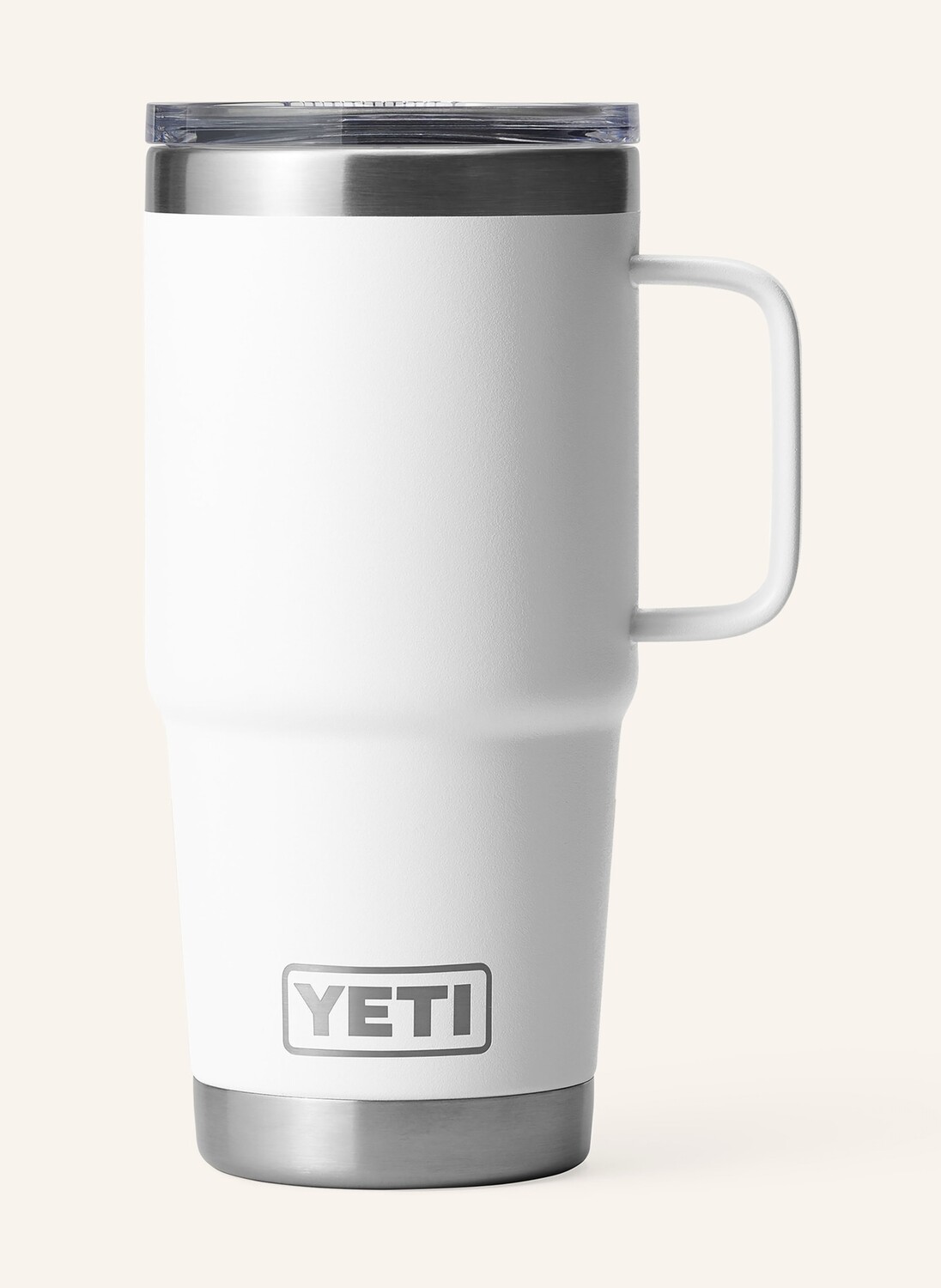 

Термокружка Yeti RAMBLER, 591 мл, белый/серебряный