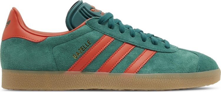 

Кроссовки Gazelle 'Collegiate Green Preloved Red', зеленый