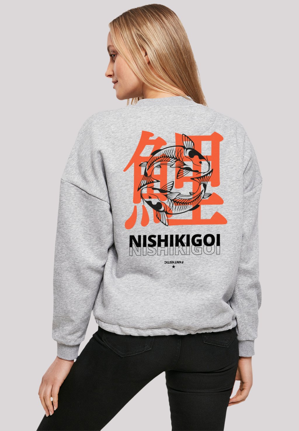 

Толстовка NISHIKIGOI KOI JAPAN F4NT4STIC, серый