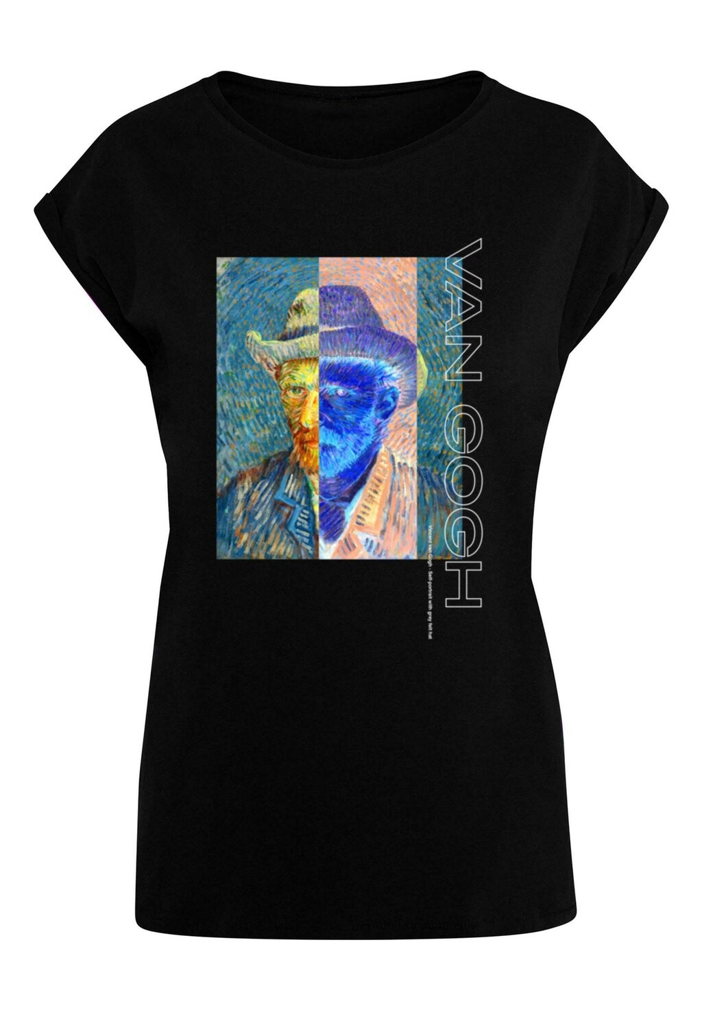 

Футболка с принтом VAN GOGH HAT Merchcode, черный