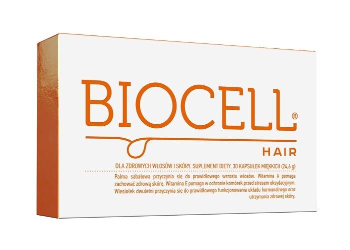 

Добавка для укрепления волос Biocell Hair Kapsułki , 30 шт