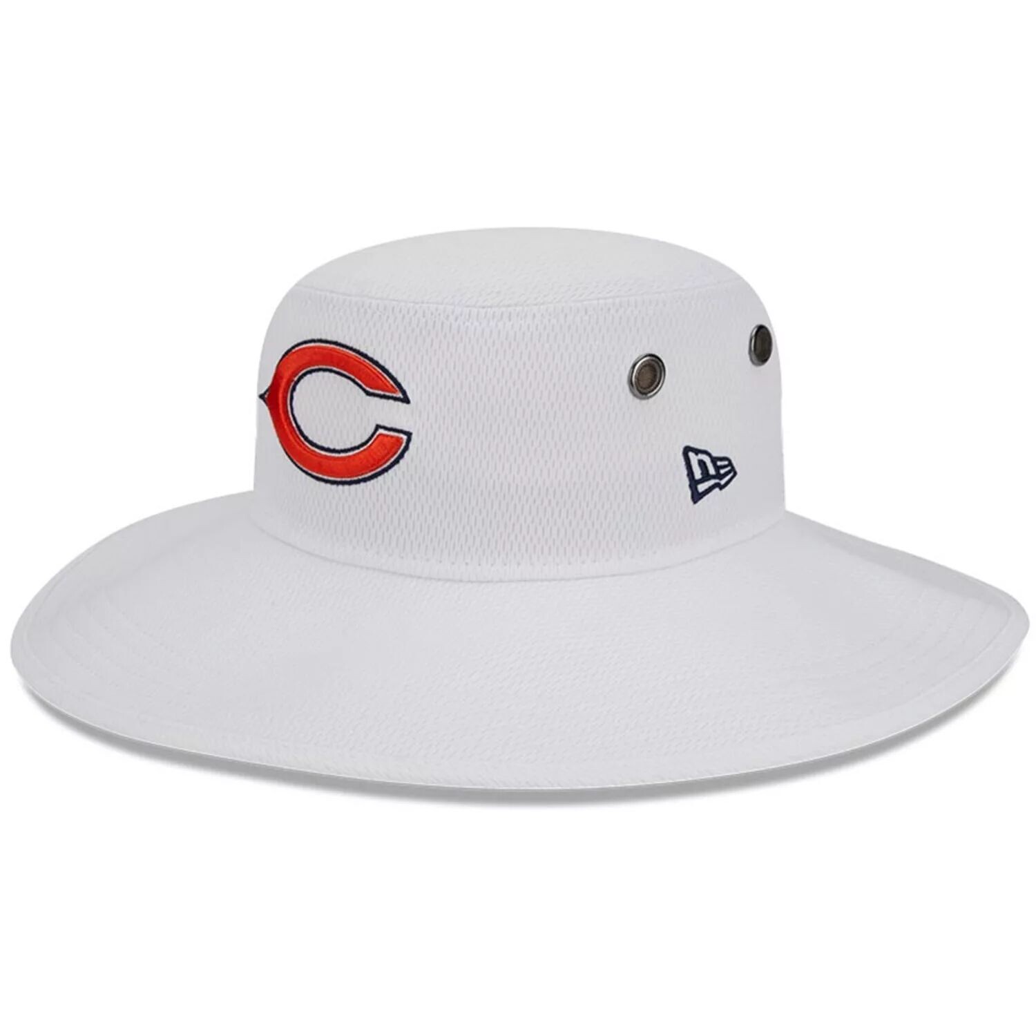 

Мужская панамская панама с основным логотипом New Era White Chicago Bears 2023, тренировочный лагерь НФЛ