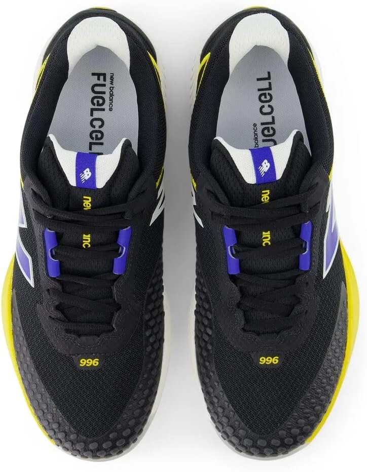 Кроссовки для тенниса FuelCell 996 V6, New Balance, Black/Blue Gemstone — фото 4