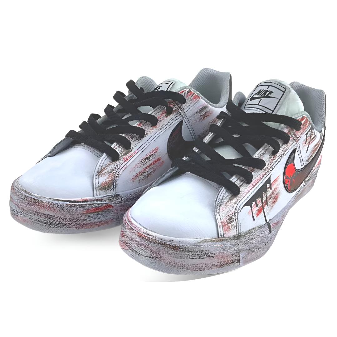 Nike Court Royale Terminator Cushioning Slip Resistant Low top Skateboard Shoes Unisex Gray — фото 4