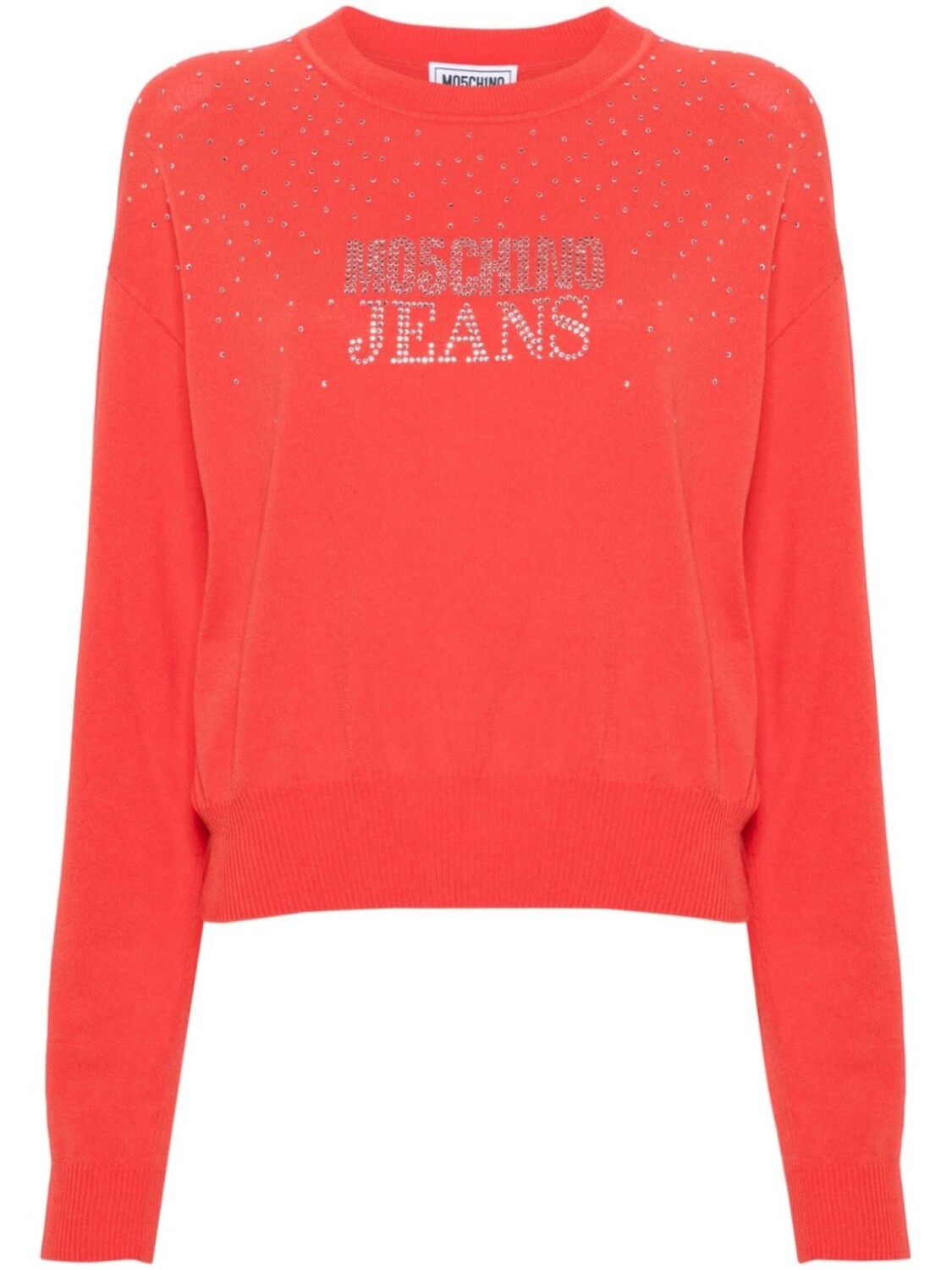

Джемпер с логотипом MOSCHINO JEANS, красный