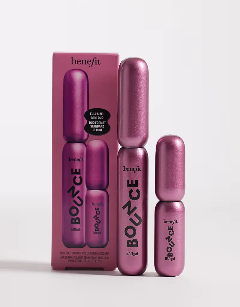 Набор туши для ресниц Benefit Bad and Bouncy BADgal Bounce полноразмерная и мини-версия, Black
