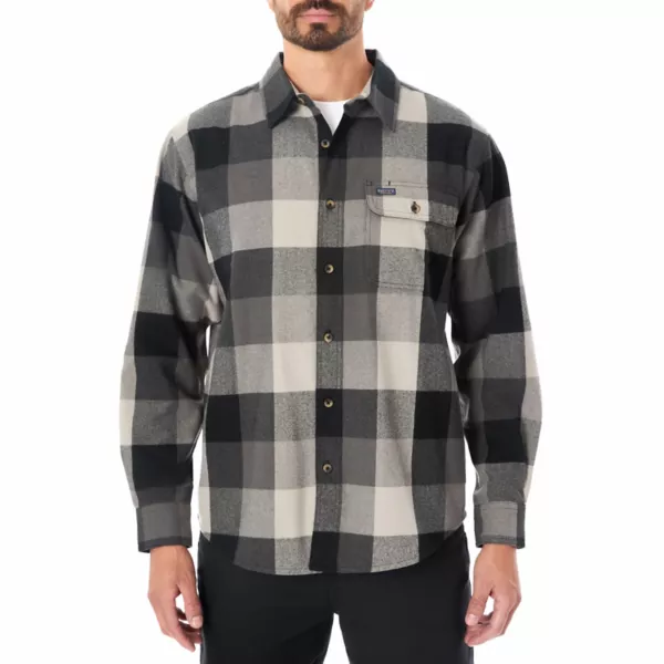 

Большая и высокая фланелевая рубашка с карманами Smith'S Workwear, цвет stone gray
