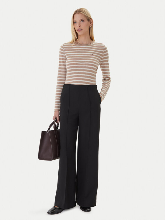 Свитер regular fit WW0WW40264 Tommy Hilfiger, бежевый — фото 2