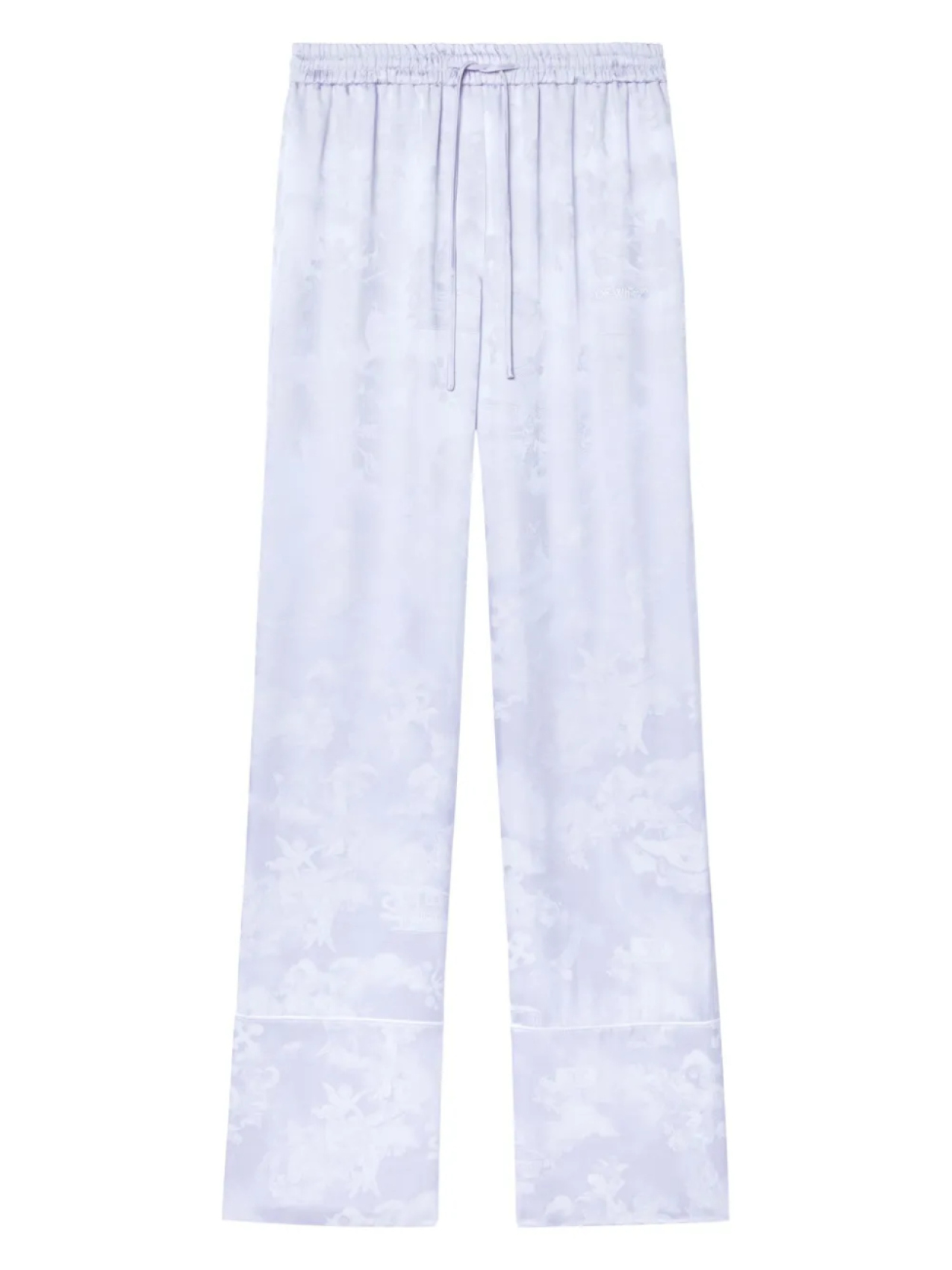 

Off-White жаккардовые пижамные брюки Fresco, белый