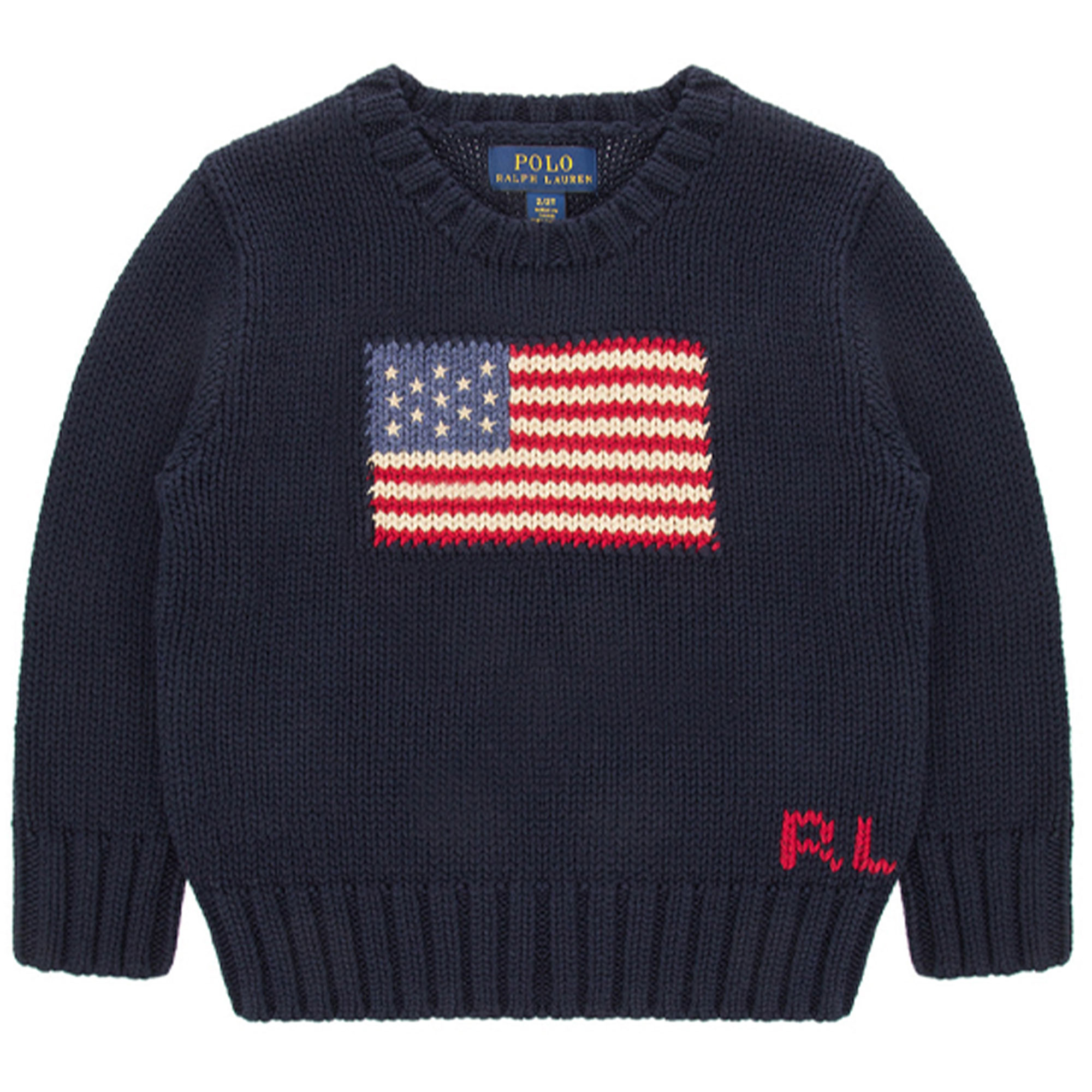 Polo Ralph Lauren Детский свитер темно-синего цвета — фото 3