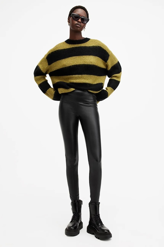 

Леггинсы Cora Faux Allsaints, черный