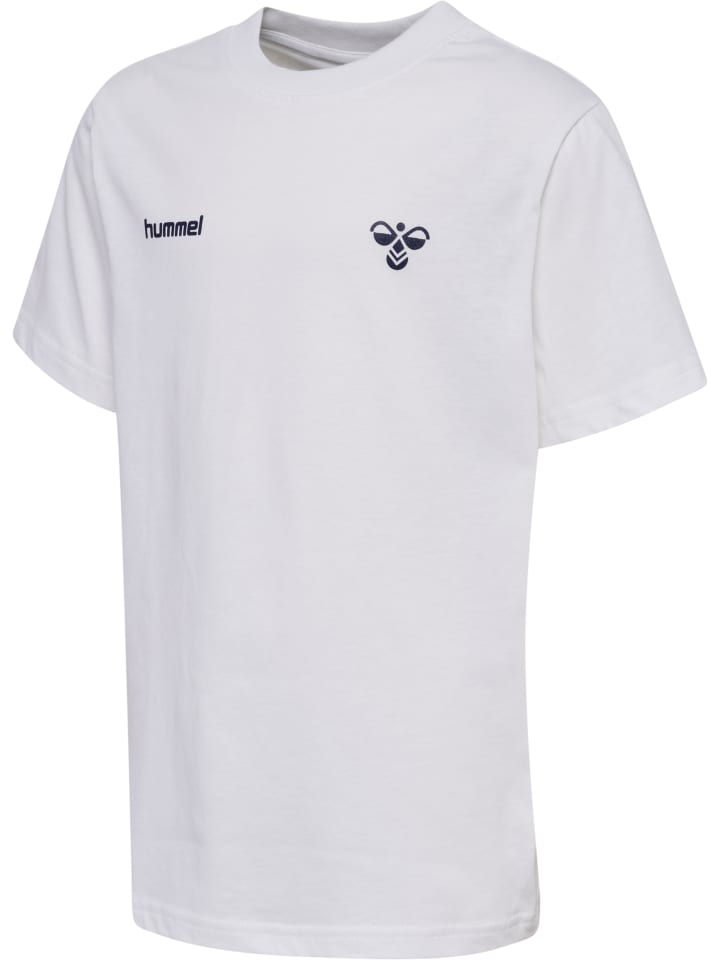 Hummel Детская футболка Hmljr Graphic белого цвета — фото 4