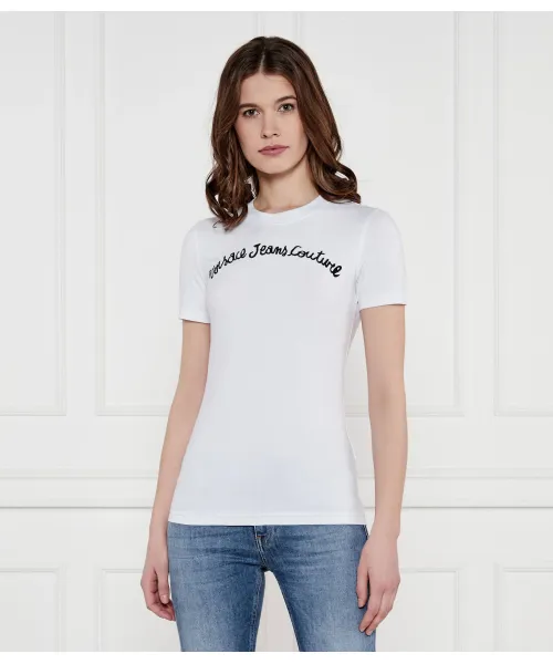 

Футболка Slim fit Versace Jeans Couture, белый