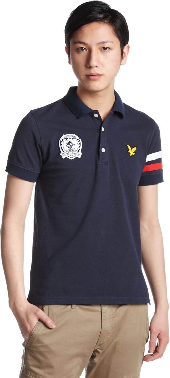 

Поло Lyle & Scott Line, темно-синий