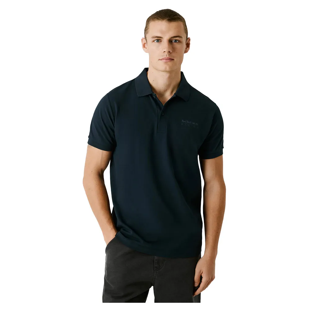 

Поло Red Bull Racing Box Logo Print, синий