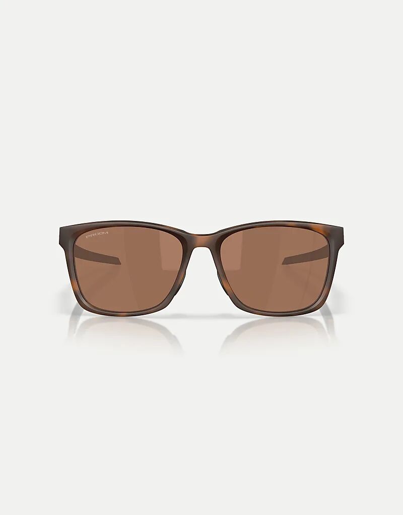 

Солнцезащитные очки Oakley Paracord квадратной формы с коричневыми зеркальными линзами в матово-коричневом черепаховом цвете