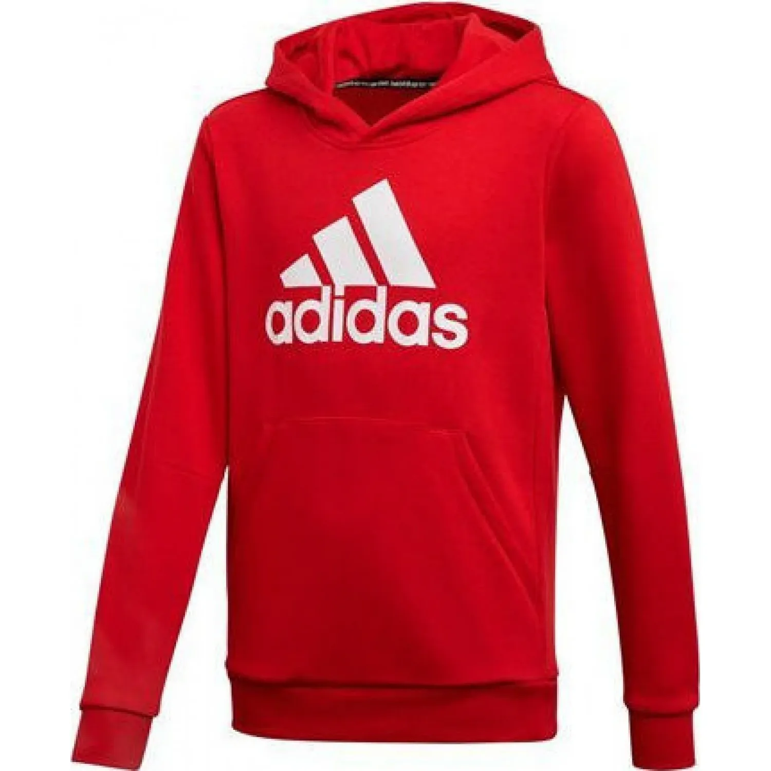 Детский худи с капюшоном Adidas, Light Scarlet/White