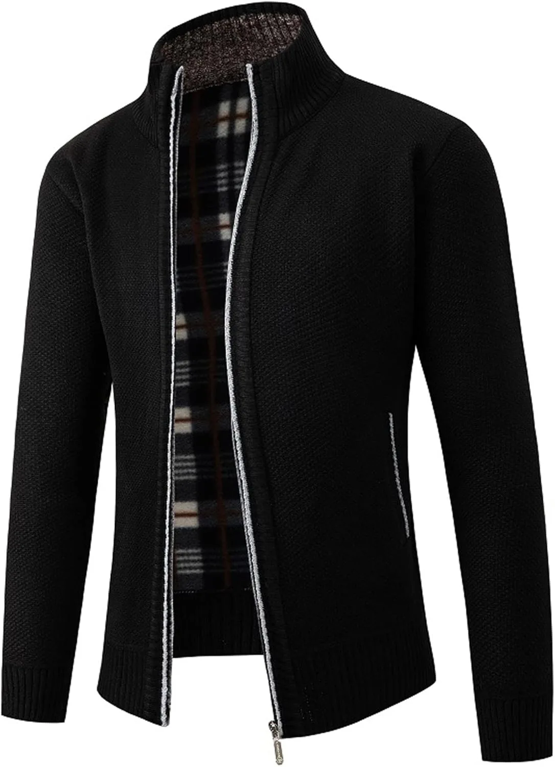 

Мужской кардиган-свитер на молнии Jueshanzj