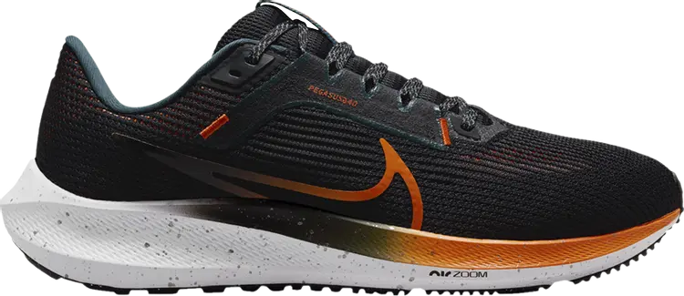 

Кроссовки Air Zoom Pegasus 40 'Black Safety Orange', черный