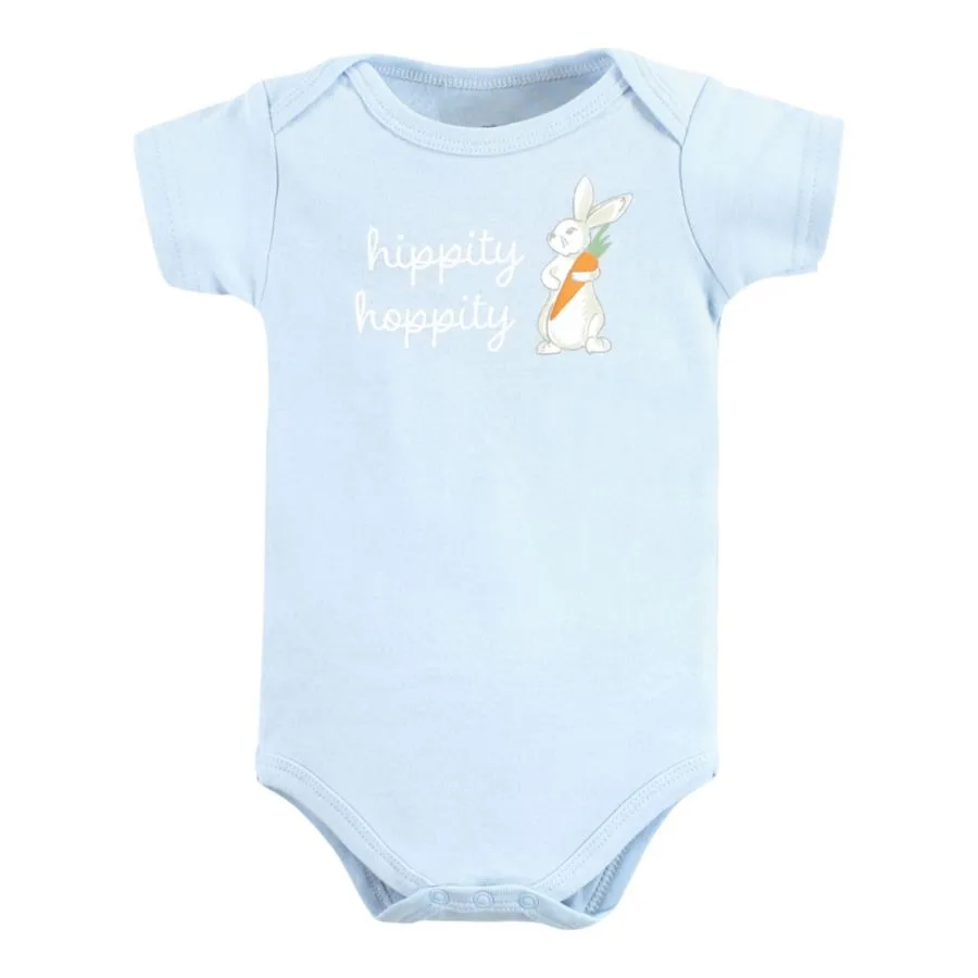 Комплект из трех мягких хлопковых боди Hudson Baby, Carrot Patch Truck — фото 4