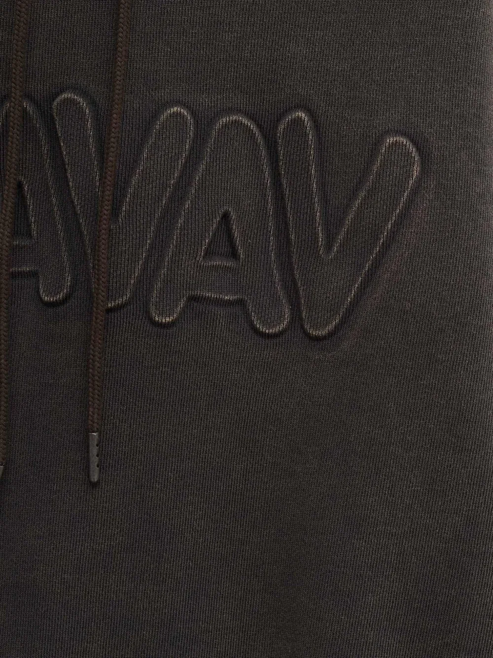 Худи с боковой полосой и тисненым логотипом X avavav Adidas, серый — фото 3