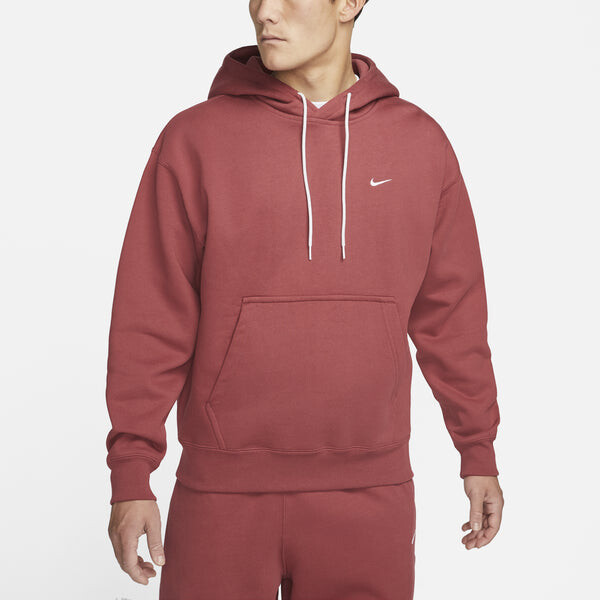 Толстовка Men's Nike Essentials Series LAb Embroidered Logo Drawstring Hooded Sports Red, красный — фото 3
