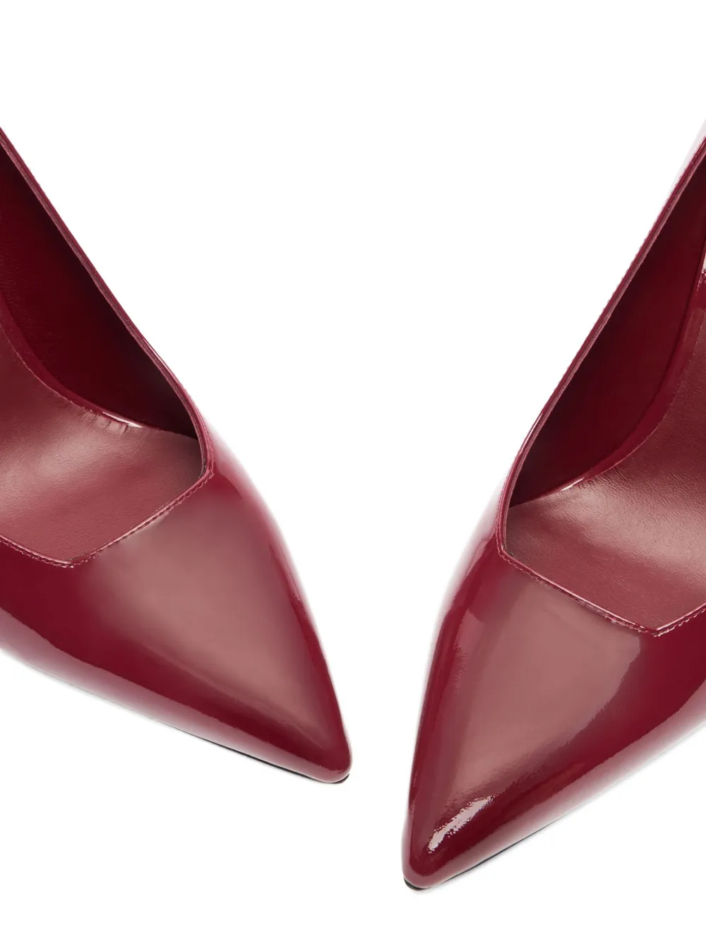 Лакированные туфли Vinnie 85 с заостренным носком Stuart Weitzman, красный — фото 4