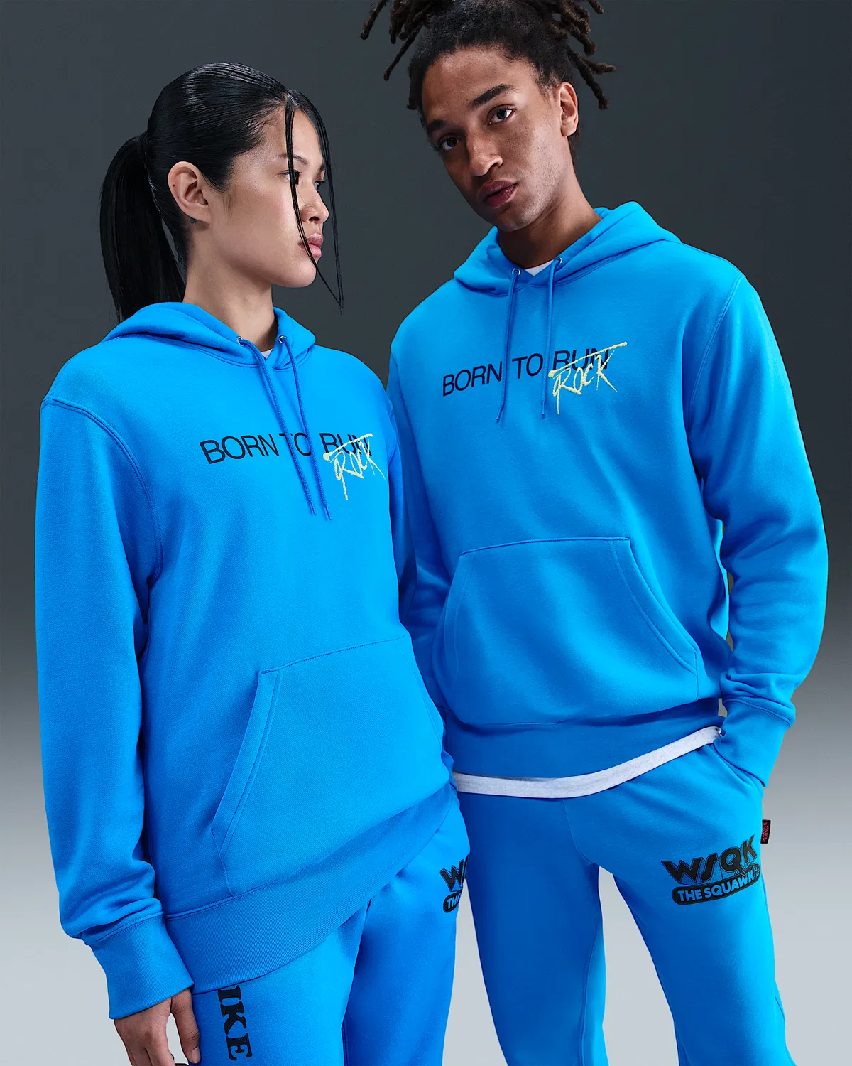 Мужская худи Nike x Stranger Things, Light Photo Blue/Light Photo Blue