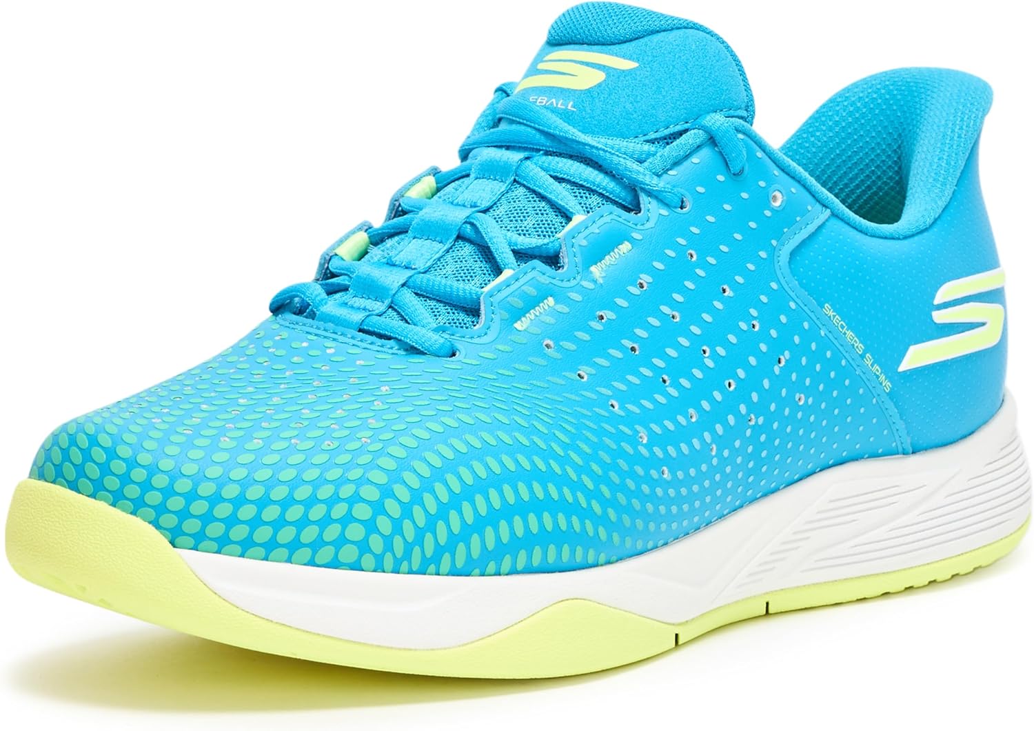 

Мужские кроссовки Skechers Viper Court Reload с легким надеванием без рук, синий