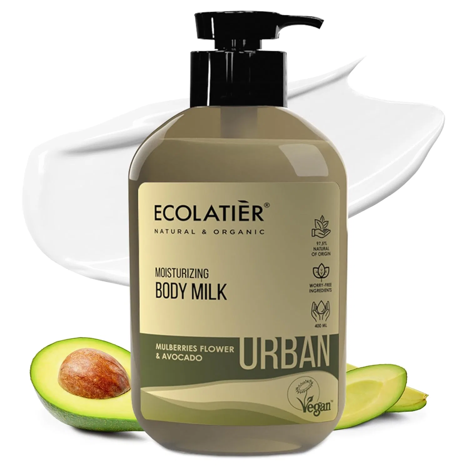 Увлажняющее молочко для тела Ecolatier Mulberry & Avocado Ecolatièr