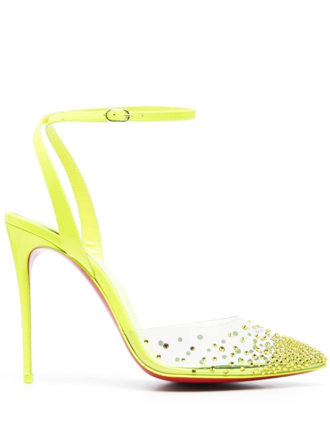 

Босоножки с кристаллами Christian Louboutin, желтый