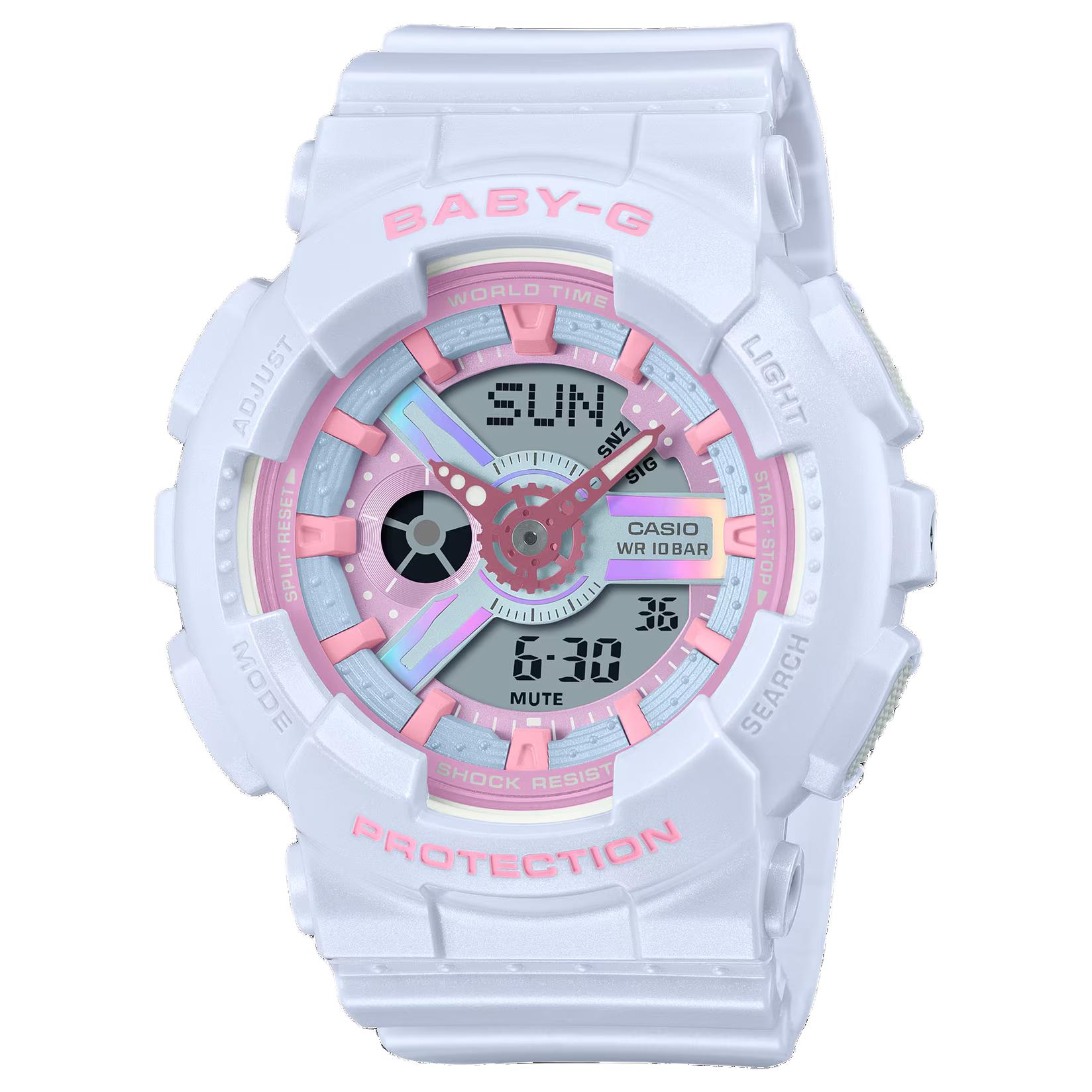 

CASIO Часы Women's BABY-G Gray Watch BA-110FH-2A, Gray Dial