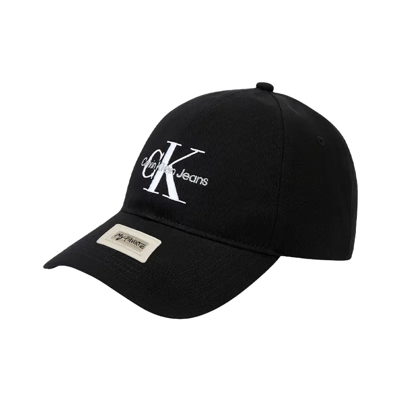 

Calvin Klein Хлопковая бейсболка унисекс черная, Black