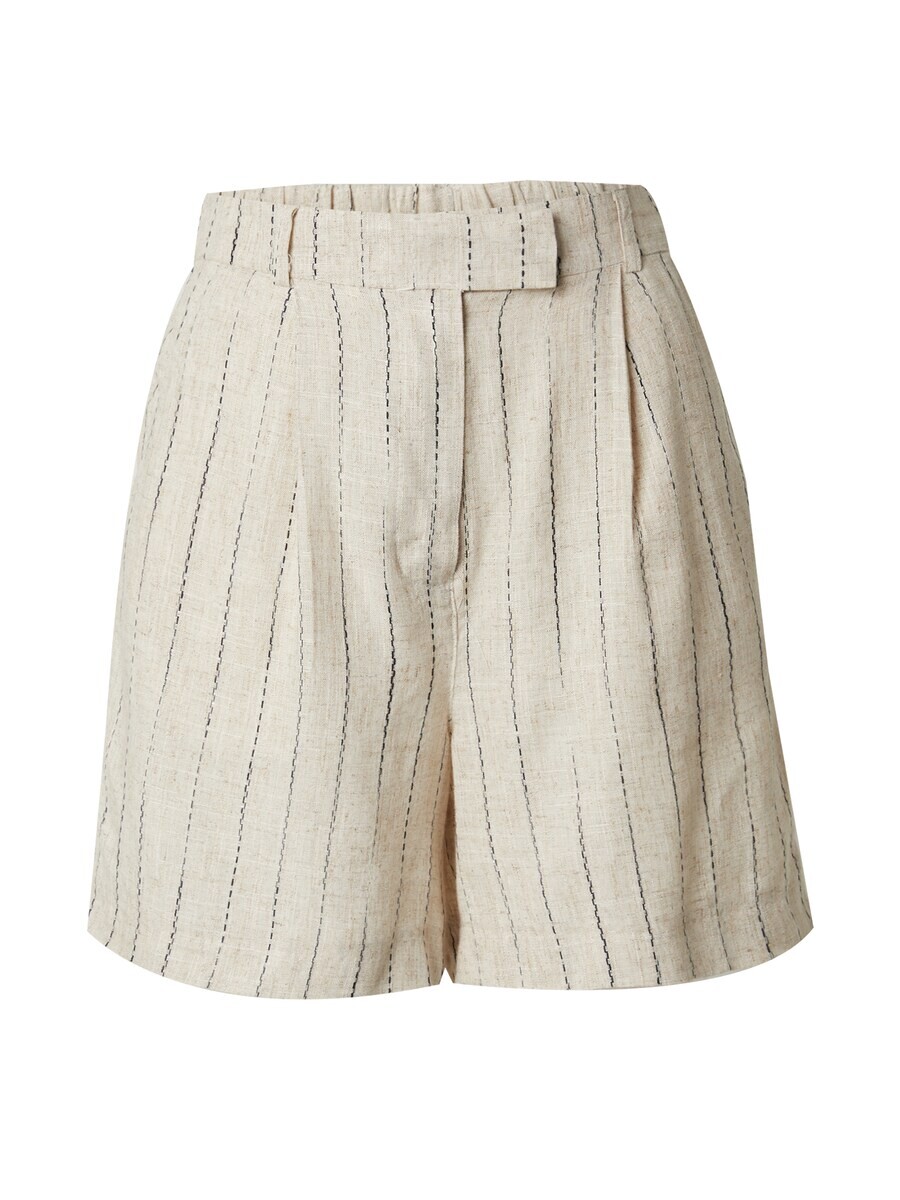 

Шорты TOPSHOP Loose fit Pleat-Front Pants, экрю