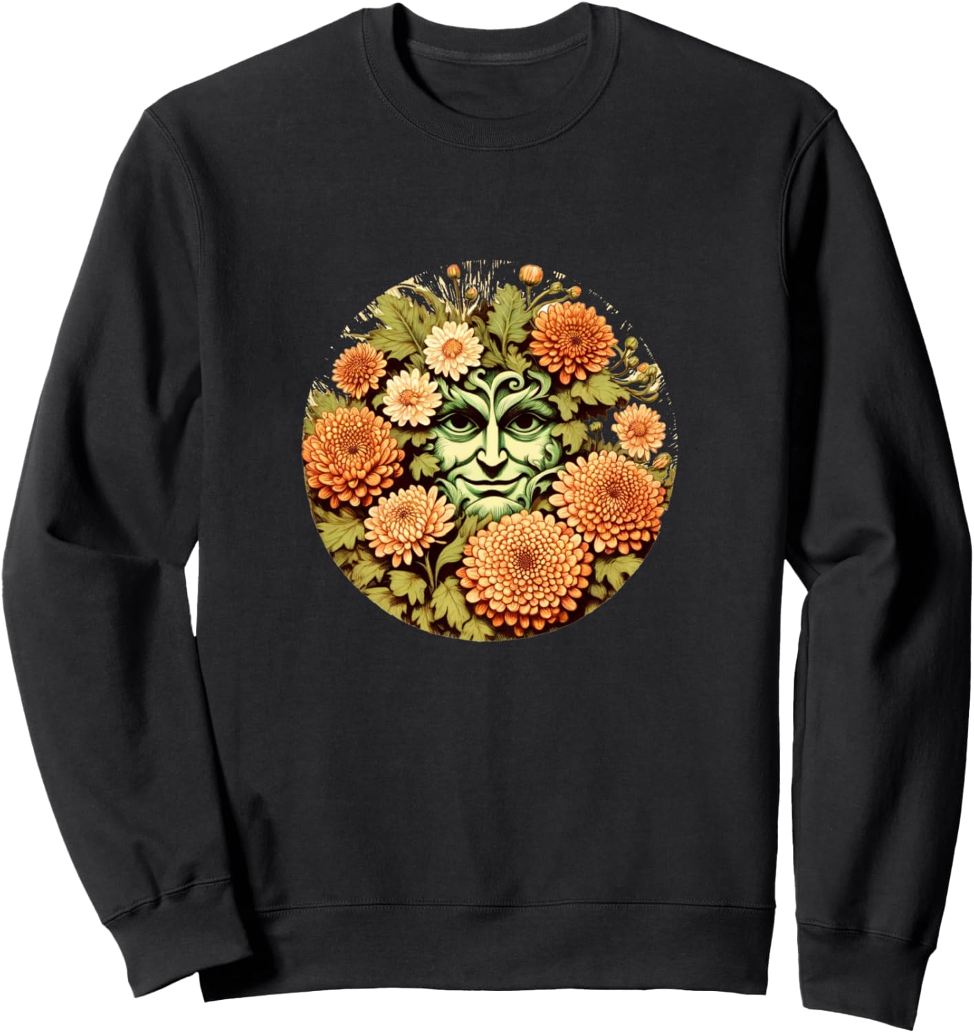 

Толстовка с изображением Зеленого Человека Greenman Bubb, Зеленый, Толстовка с изображением Зеленого Человека Greenman Bubb