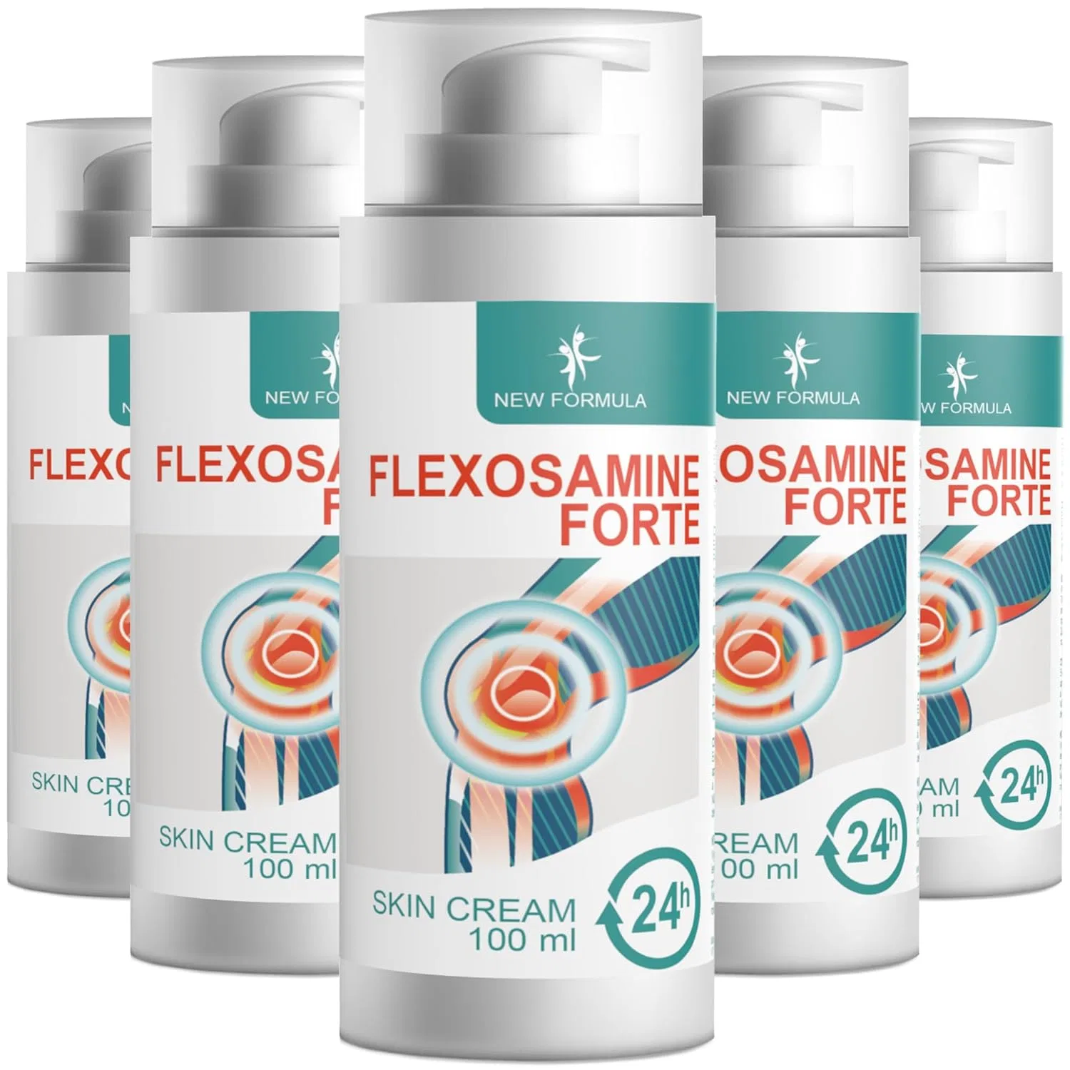 Крем Forte 500 мл (5 x 100 мл), упаковка из 5 штук Flexosamine