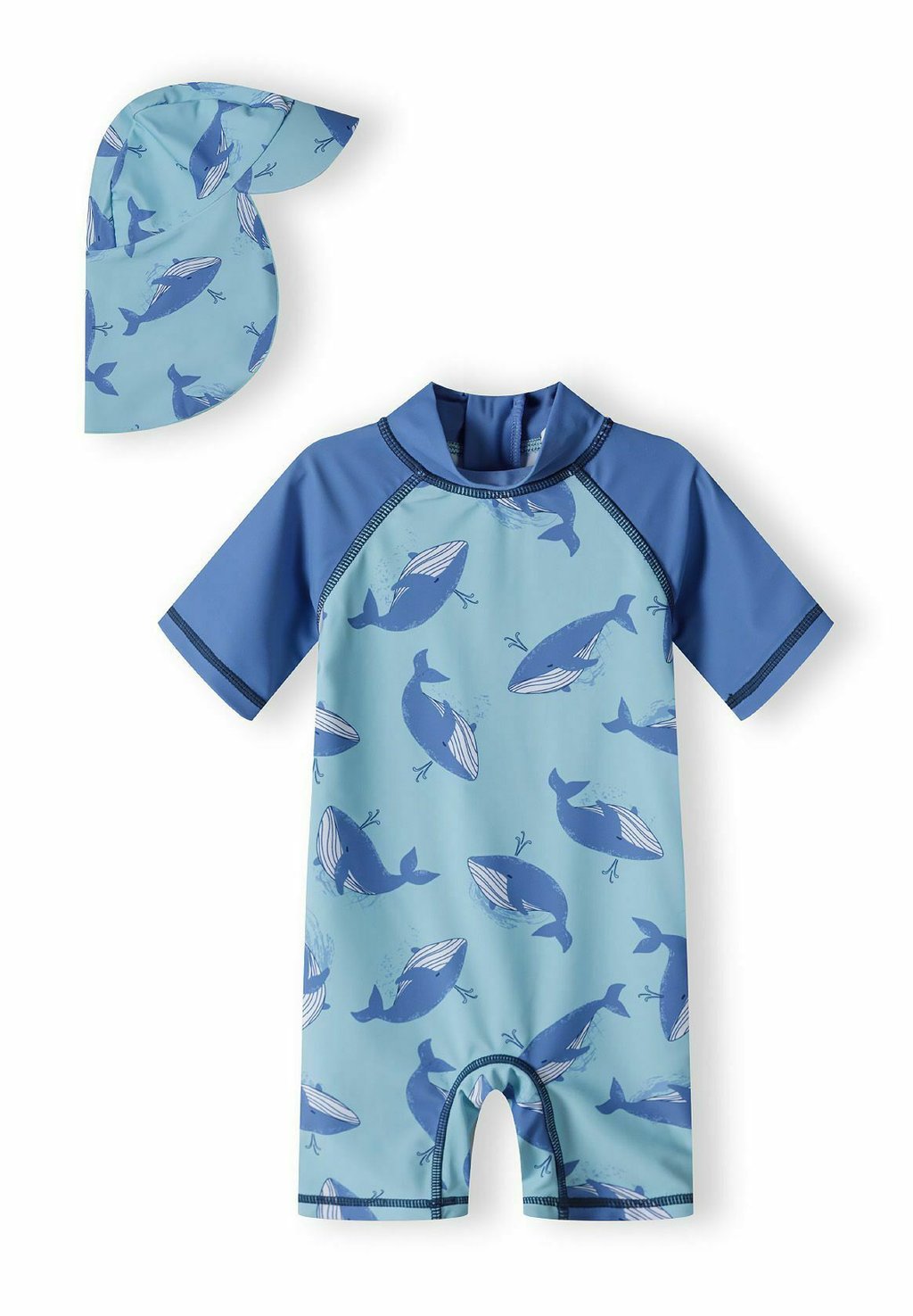 

Купальный костюм RASH SHORT SLEEVE ALL-IN-ONE MINOTI, светло-голубой