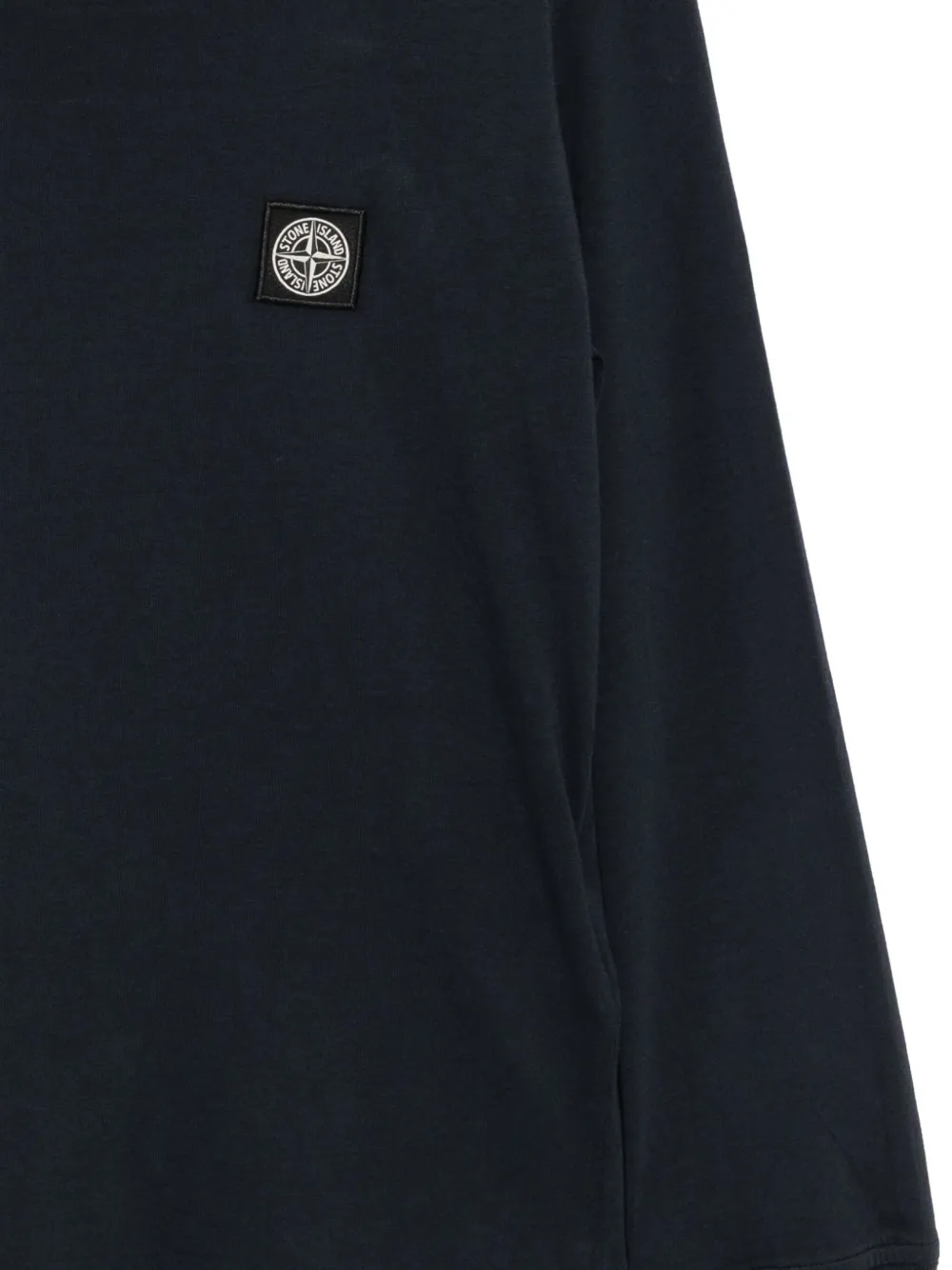 Футболка с нашивкой-логотипом Stone Island Junior, синий — фото 3